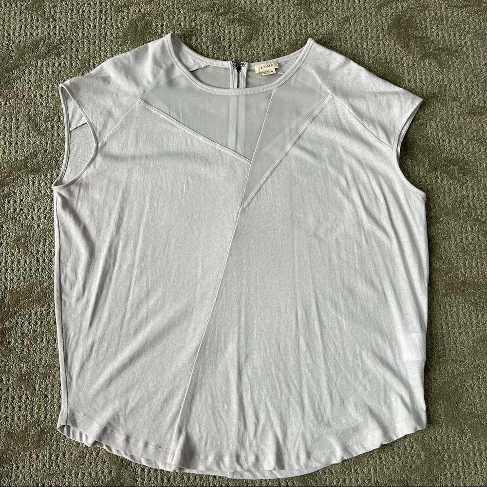 NWOT A. Moss Short Sleeve Top size Medium